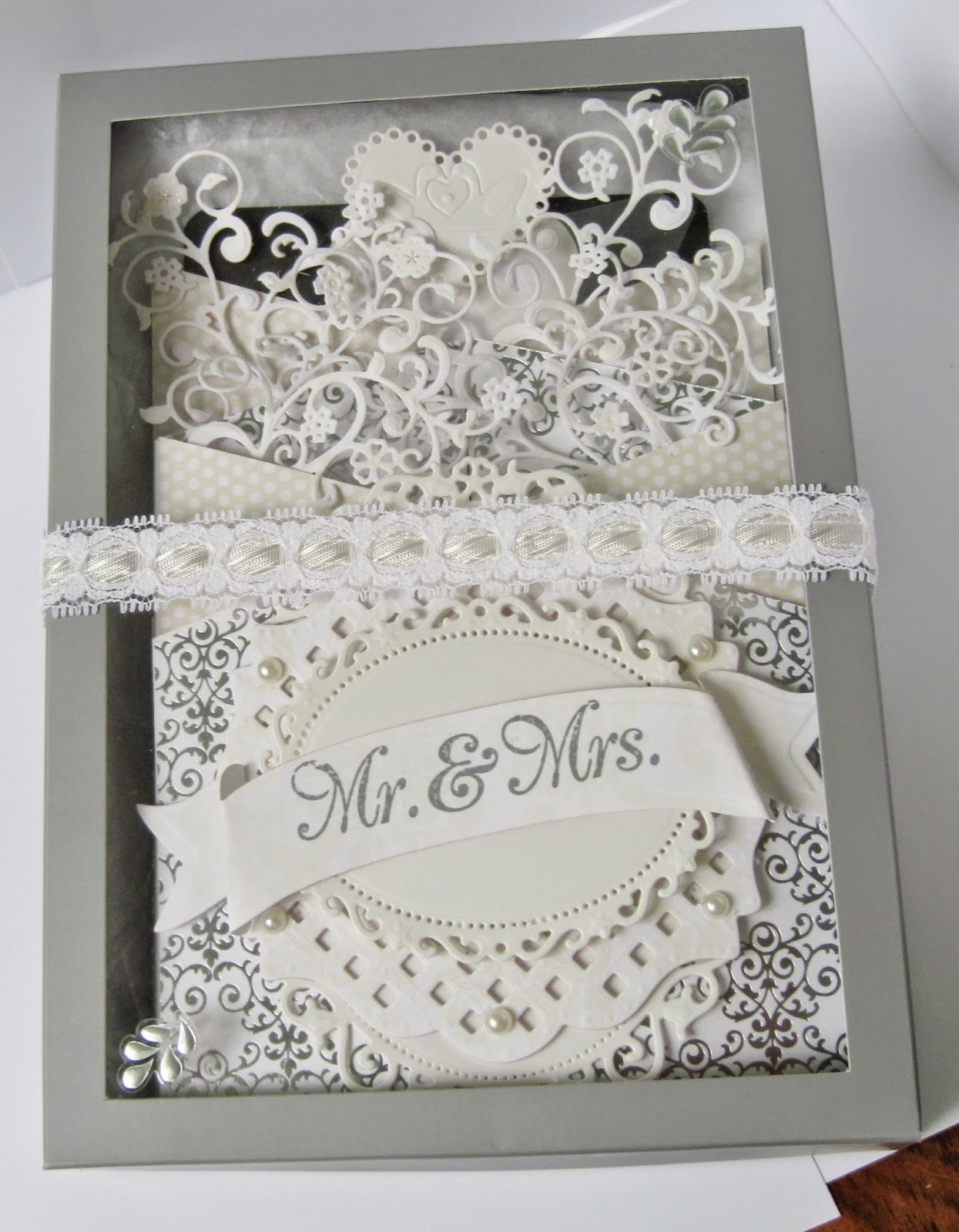 Emily's Creative Designs Wedding Concertina Card