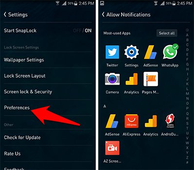 تطبيق SnapLock سيغير طريقة عرض شاشة القفل كليا | بحرية درويد