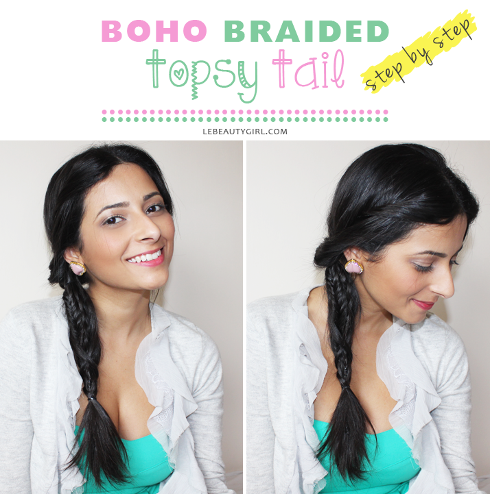 Boho Braided Topsy Tail at lebeautygirl.com