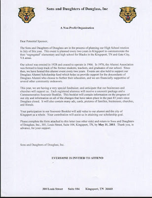 Douglass School Reunion News April 2011