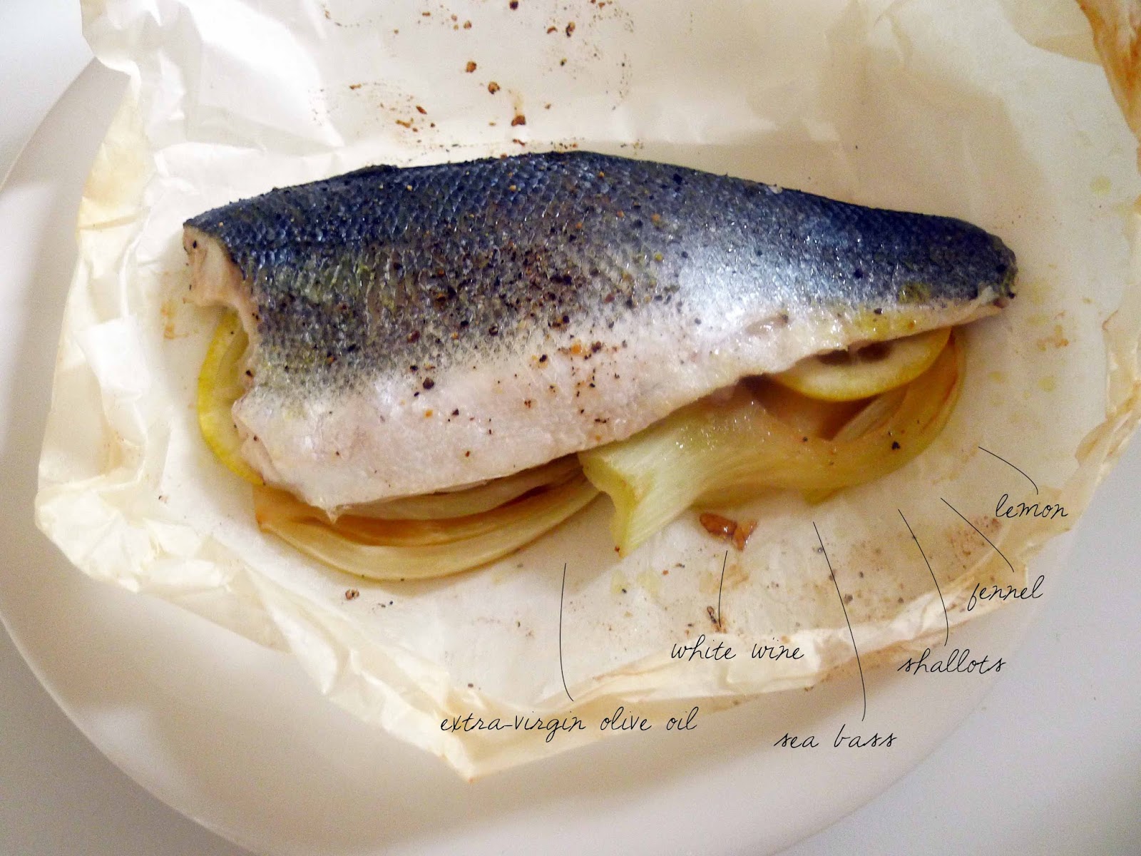 Happy Belly Sea Bass en Papillote with Fennel