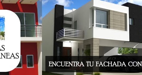 Decoración Minimalista y Contemporánea: Fotos de Fachadas de Casas