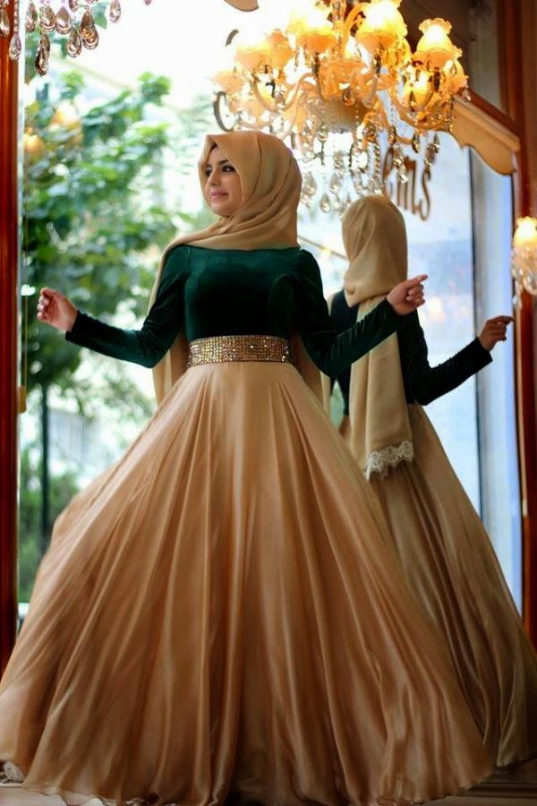 Inspiration Hijab Turkish Maxi Dresses pour l'Eid Hijab Fashion and