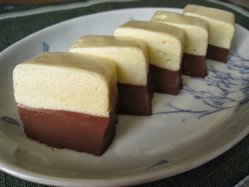 Black&White chocolate bavarois Black&White chocolate bavarois
