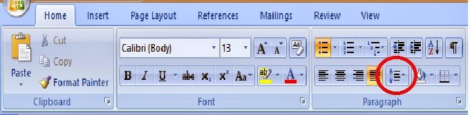 3 Cara Mengatur Jarak Antar Baris Spasi Dalam Microsoft Office Word Fungsi Dan Rumus Excel Lengkap