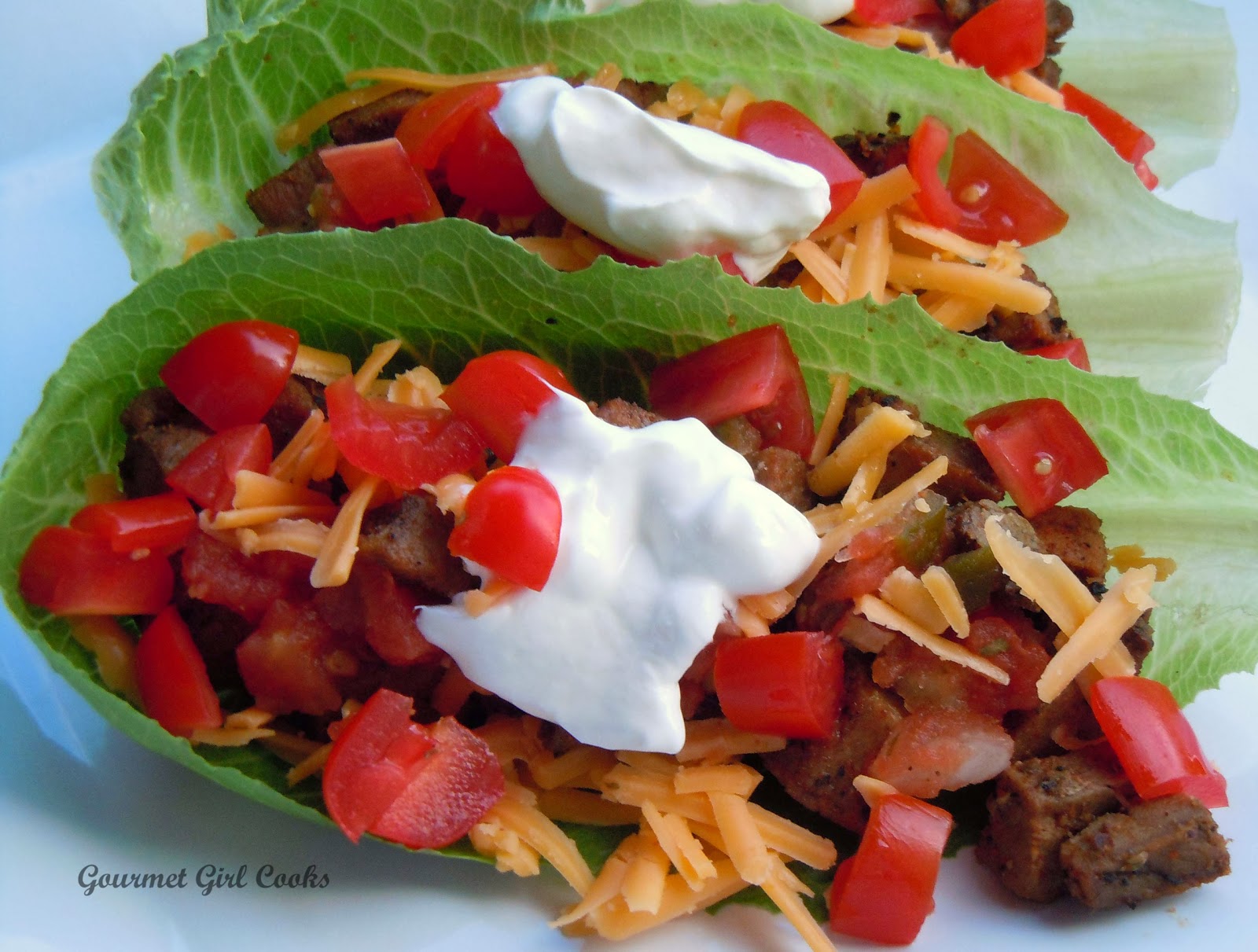 Gourmet Girl Cooks Roast Beef Taco Cups "FreshMex"