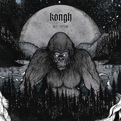 coven illustration black ink arts: KONGH sole creation - album cover artwork