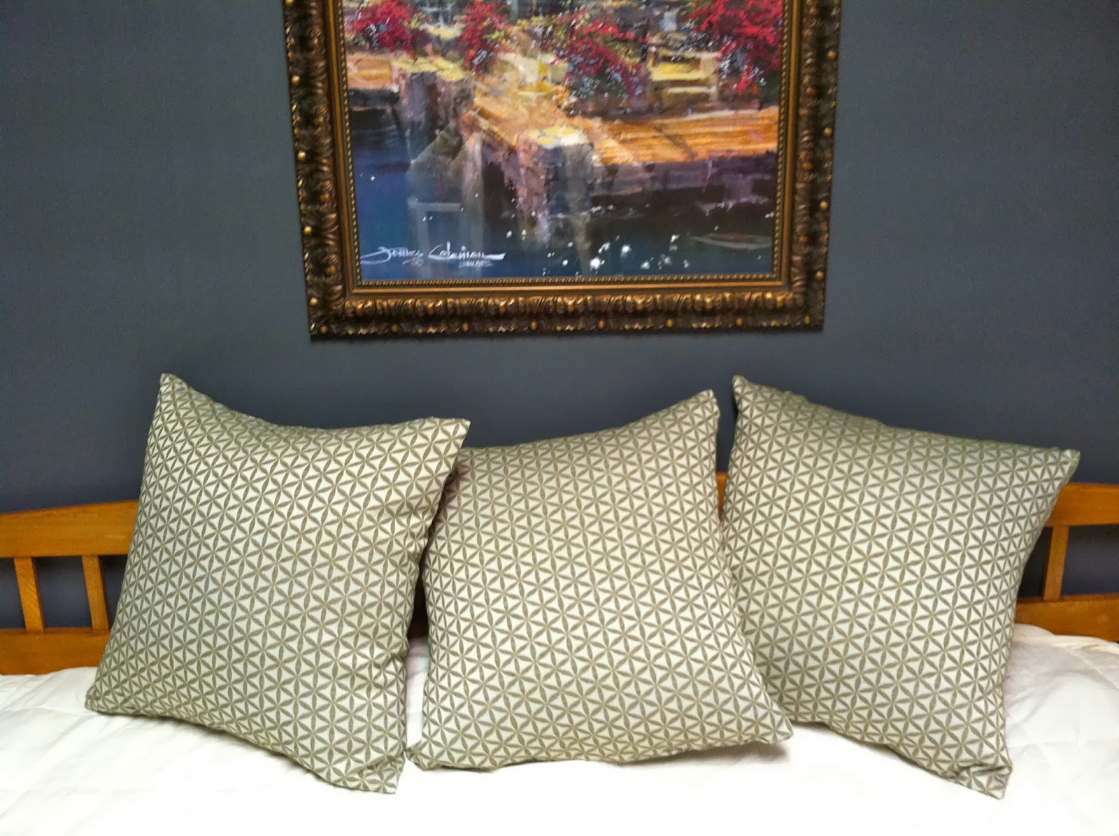 DIY Why Spend More No sew pillow covers using hot glue