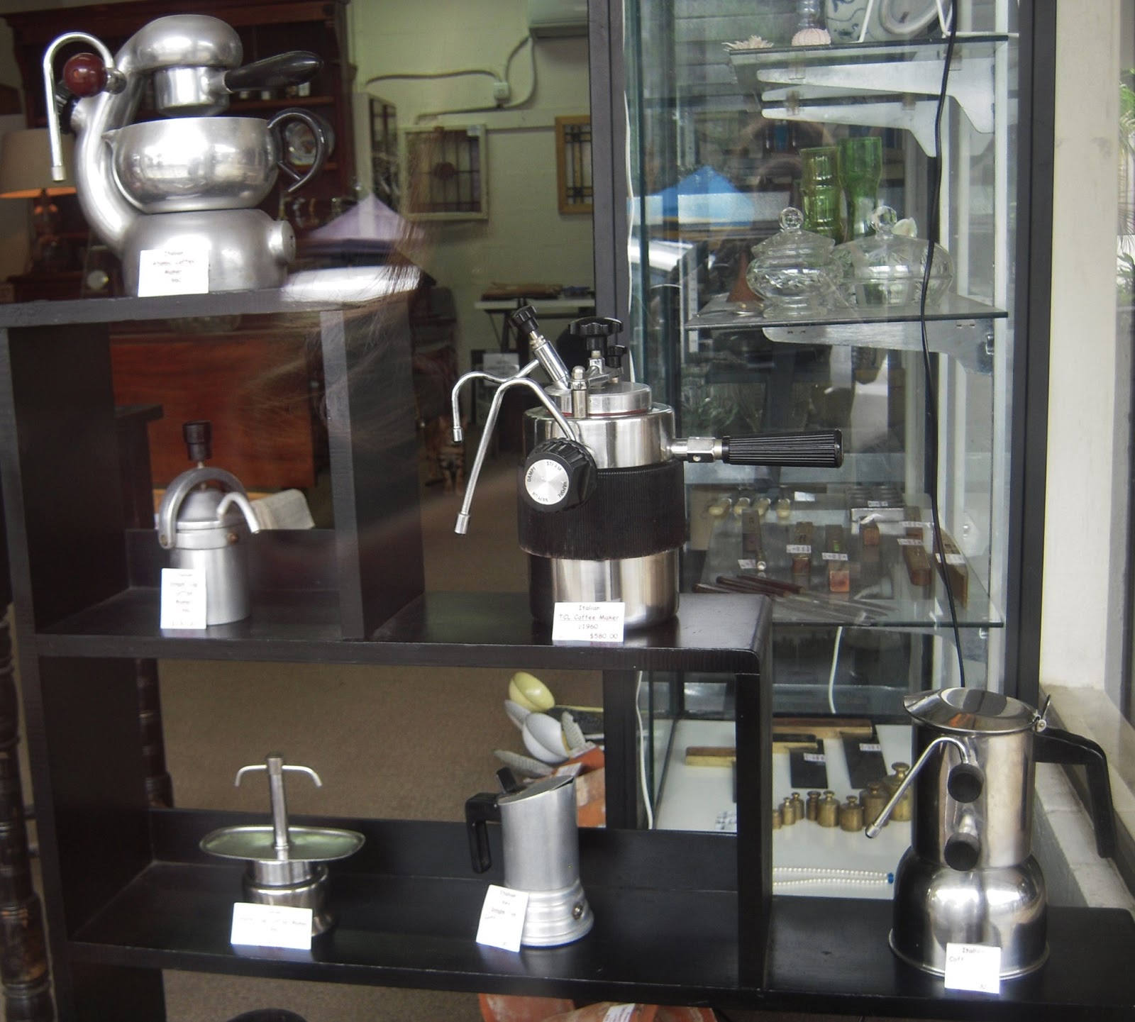 Chequered Past Just so you know Italian coffee makers are stylish