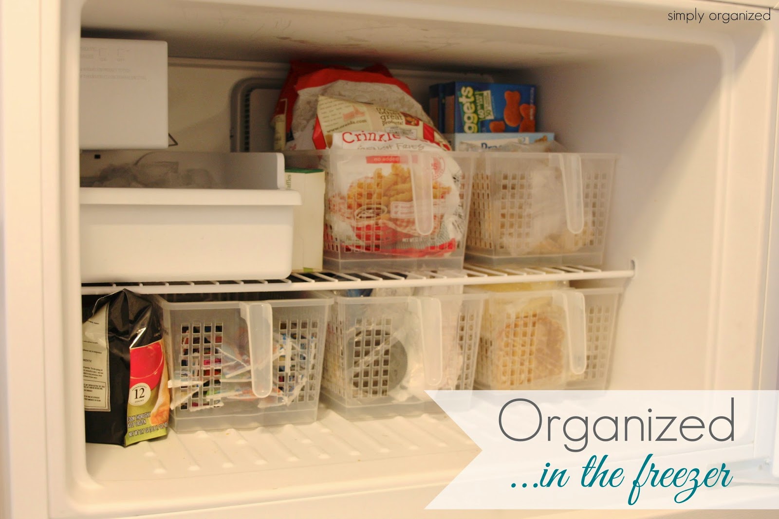 simply organized Simply Organized Freezer