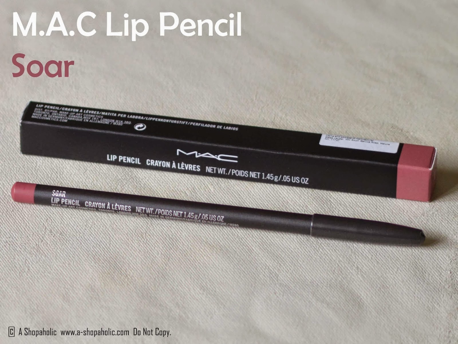 DivaDebra A Crisis! MAC's Soar Lip Pencil is out of stock EVERYWHERE