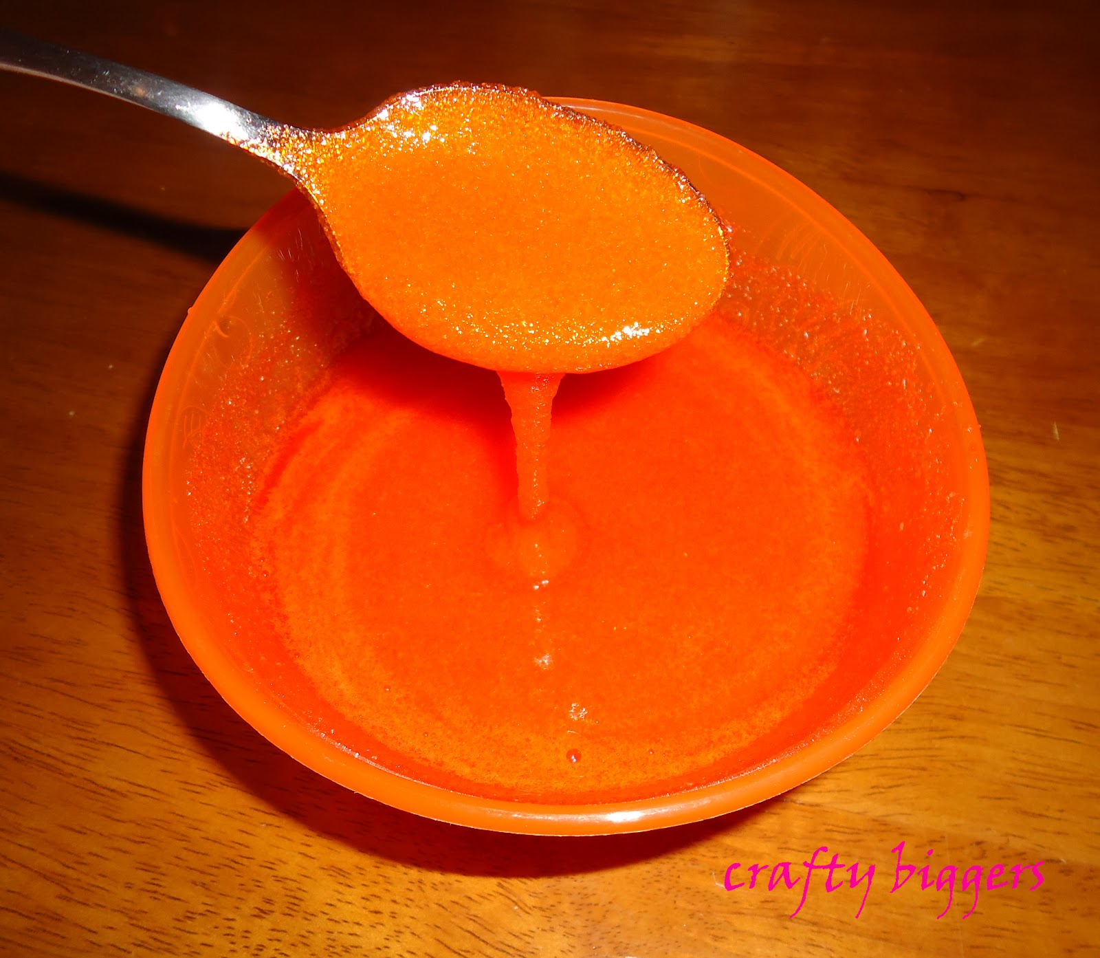 Crafty Biggers Jello Painting