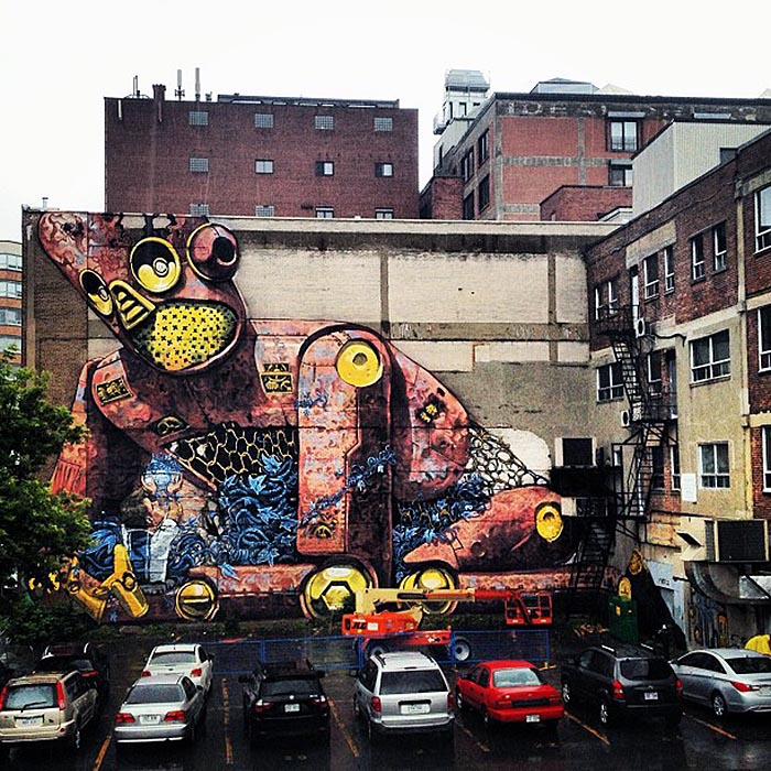 Pixel Pancho 新作ミューラル In モントリオール（カナダ）