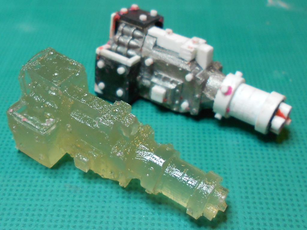 Unite All Action How To Cast Resin Tutorial Demoulding Gatling Gun Big Shoota (Part 6)