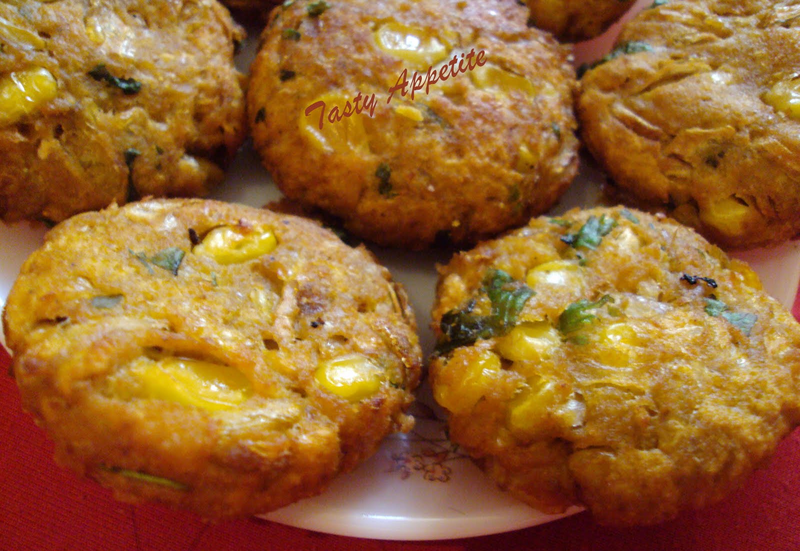 Crunchy Spicy Corn Fritters / Corn Appetizer