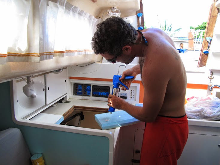 Not Quite Seasoned, but Very Well Salted Adding Insulation to the Fridge