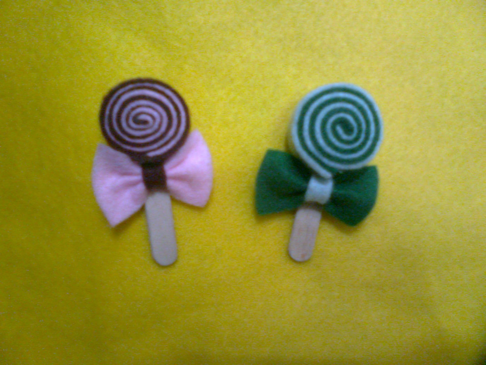 Bros Lolipop Ungu dan Hijau (yang hijau buatan saiia)