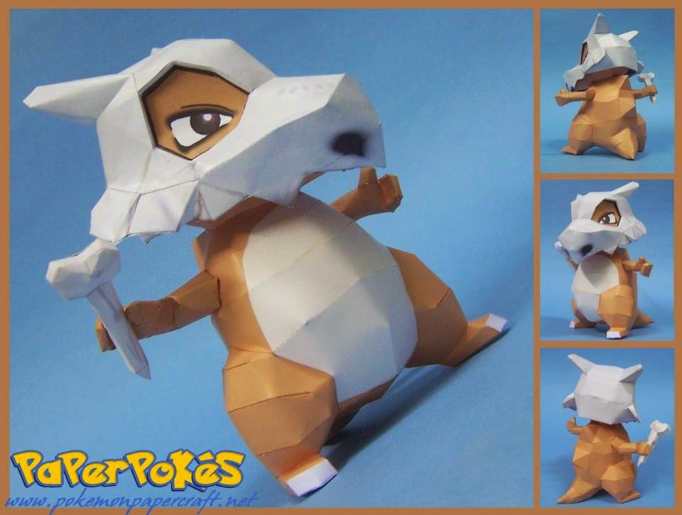 PaperPokés Pokémon Papercraft CUBONE V2