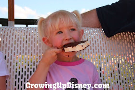 Growing Up Disney, Walt Disney World, girl enjoying ice cream at WDW