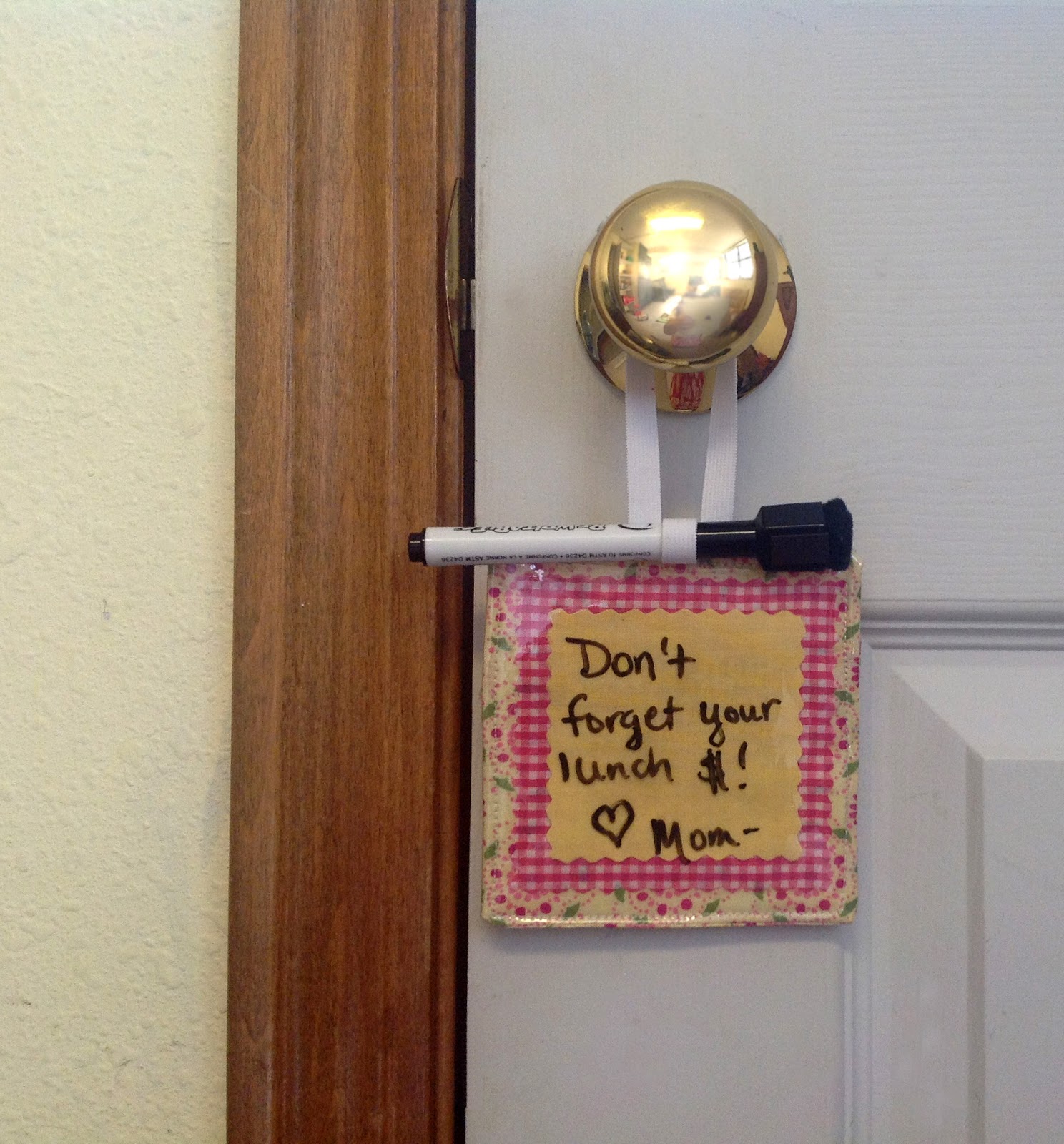 Dry Erase Hanger Note Tutorial!