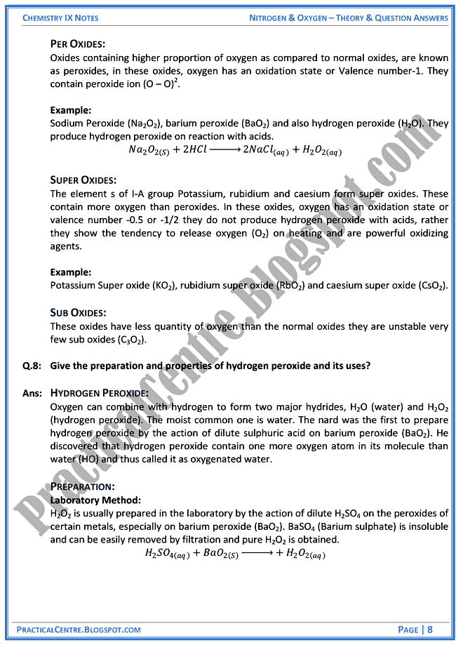 nitrogen-and-oxygen-theory-and-question-answers-chemistry-ix