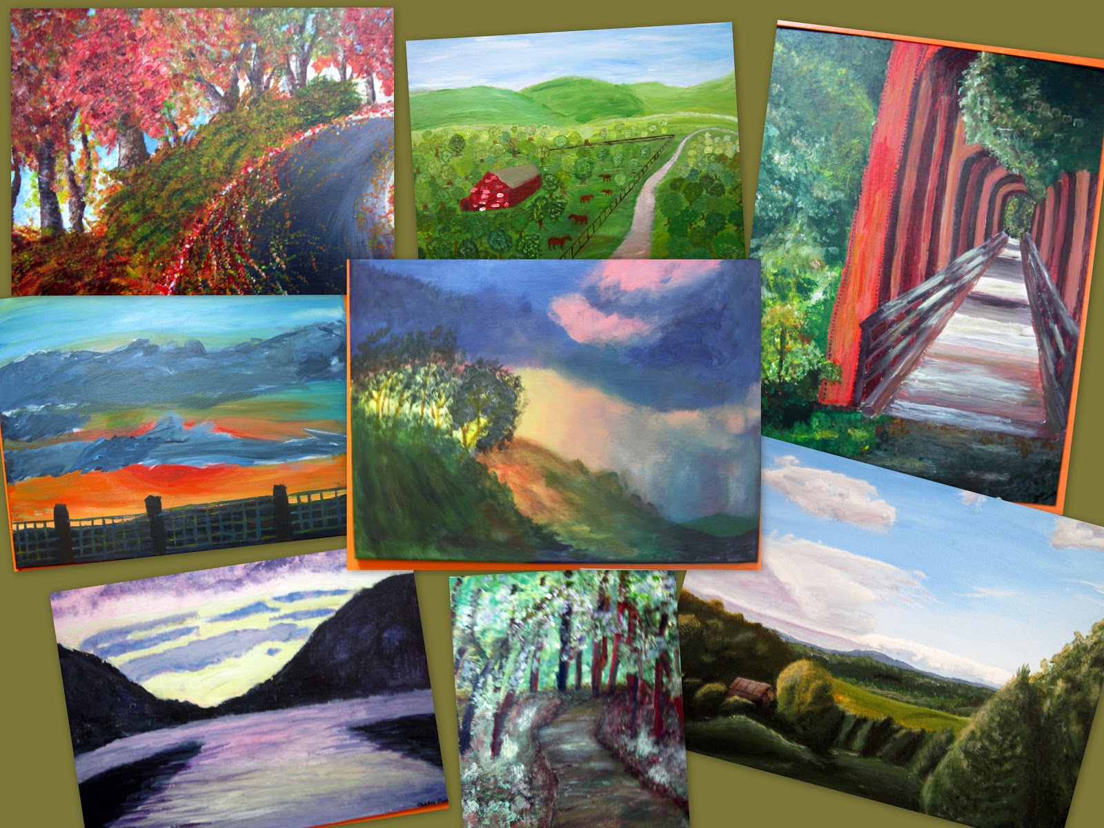 Floyd County High School Art Department Painting