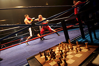 The new sport for those with brains AND brawn it's chess-boxing!