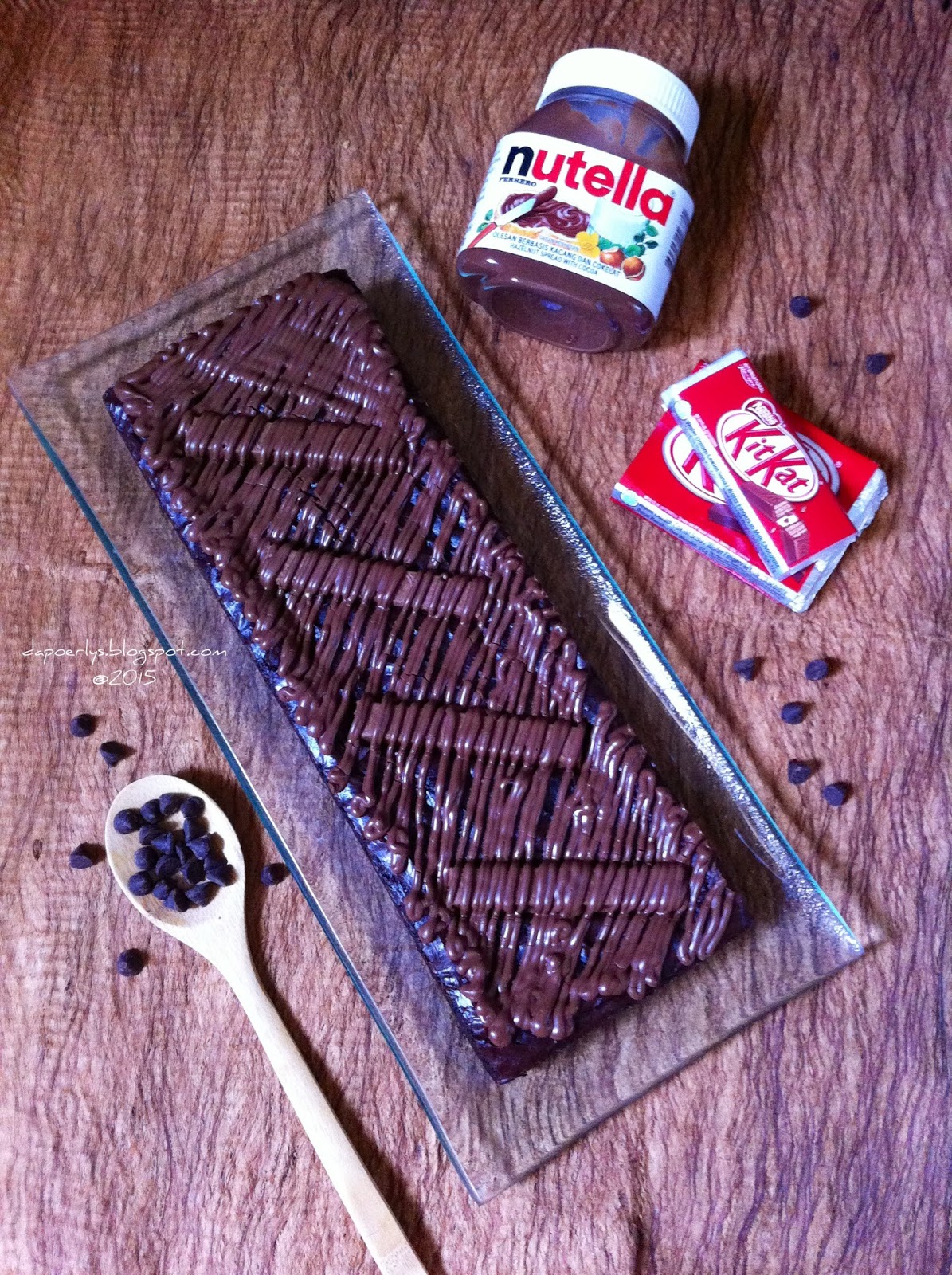 Dapur Ibu: Nutella Kit Kat Brownies ~ Extreme Fudgy Dapur Ibu: Nutella Kit Kat Brownies ~ Extreme Fudgy