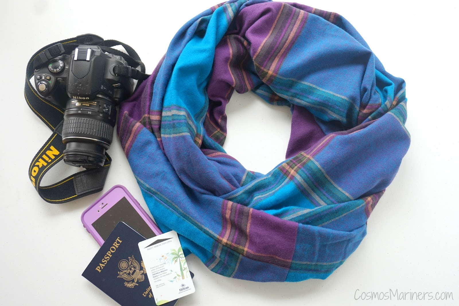 A Traveler's Must Have Accessory Travel Scarf with Secret Pocket
