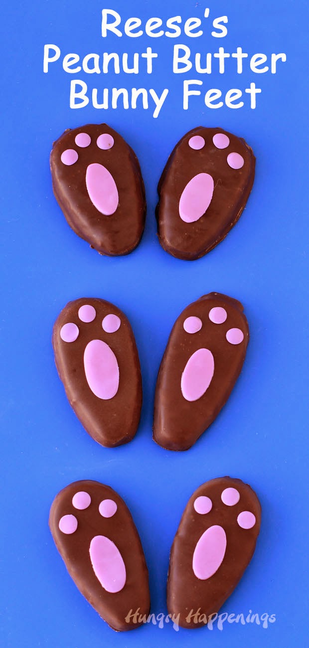 Make Bunny Feet out of Reese's Peanut Butter Eggs Hungry Happenings