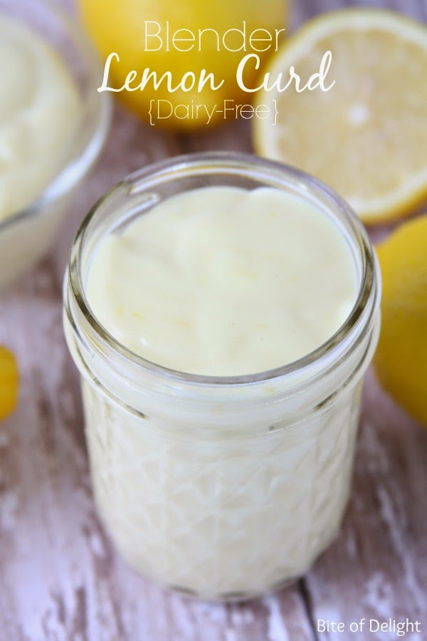 Simple Blender Lemon Curd {DairyFree!} Bite Of Delight