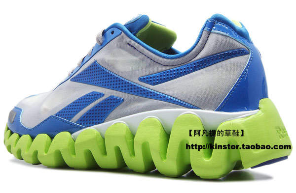 reebok zigtech blue and green