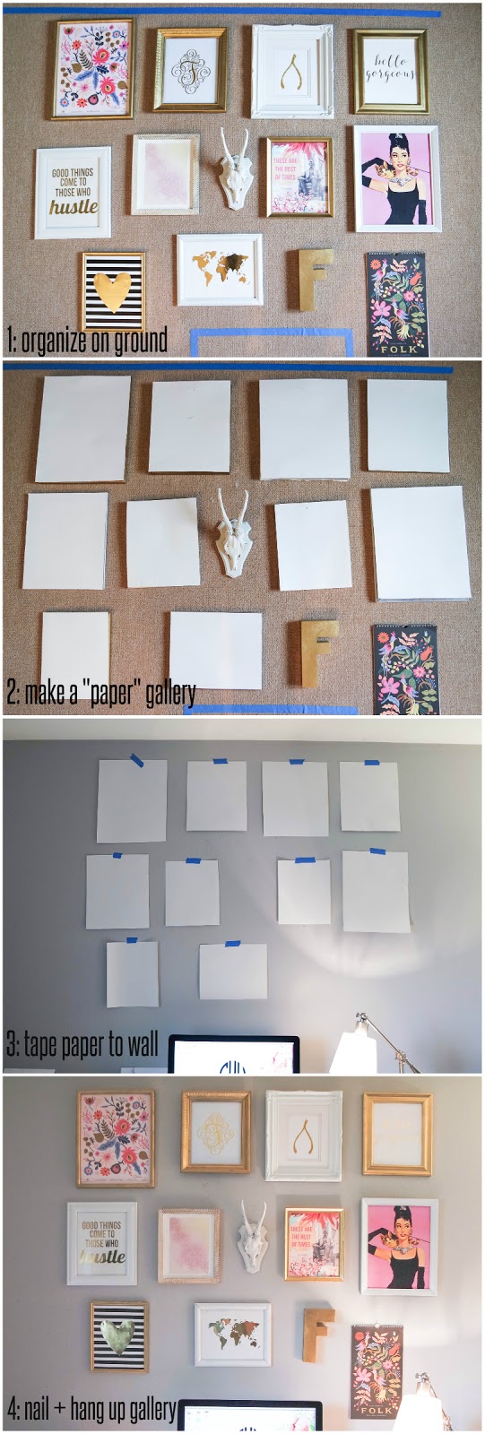 Franish creating a gallery wall on a budget
