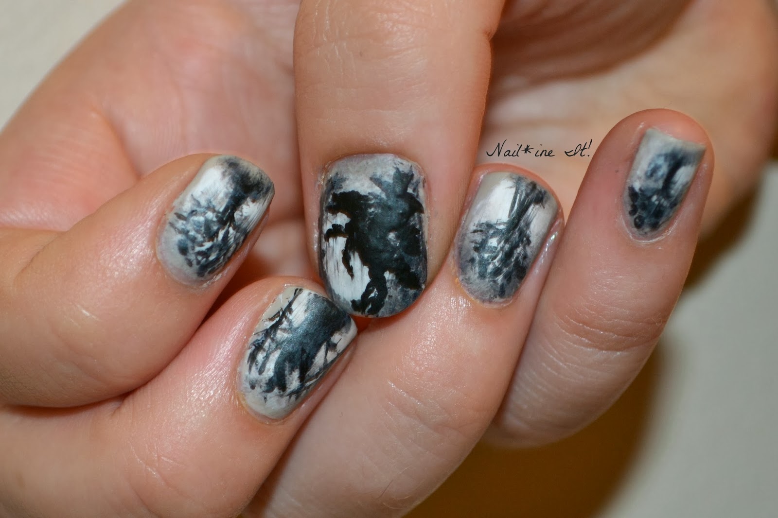 Nail*ine It! 31DC2013 Sleepy Hollow Nails (+Tutorial)