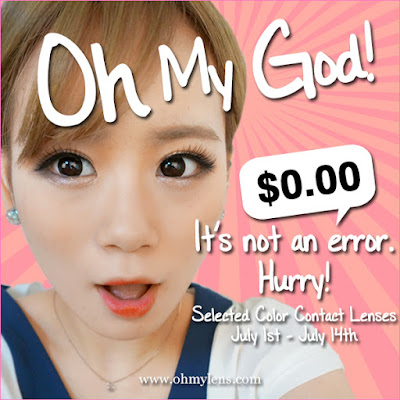 Mega Promotion! Circle lenses are $0.00 but you should pay a shipping fee of $6.50