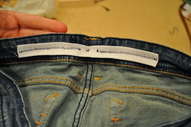 gap at back of jeans
