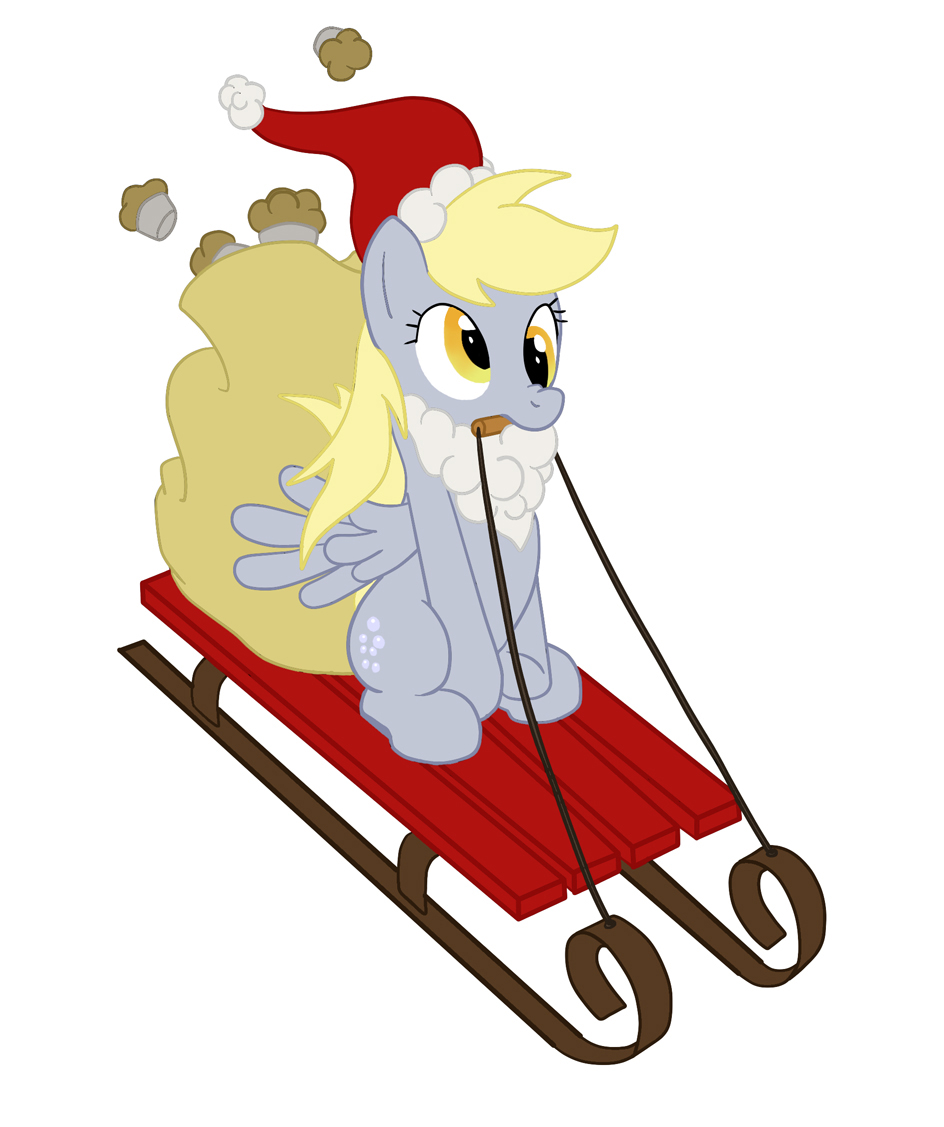 My Little Pony Imagens de Natal 8 14319+-+Christmas+derpy_hooves+mufin+santa_hat