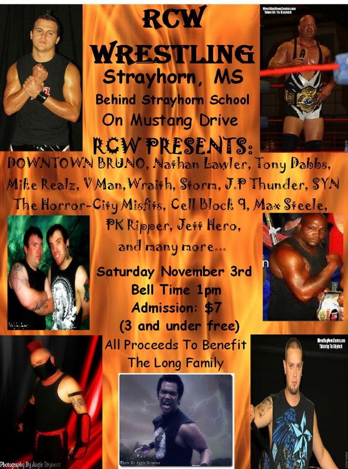RCW Wrestling presents Fall Brawl To Benefit The Long Family THIS