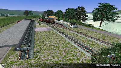 Fastline Simulation - North Staffs Minerals: 9T20 is seen shunting traffic at Cheadle Yard in North Staffs Minerals, a route for RailWorks Train Simulator 2012.