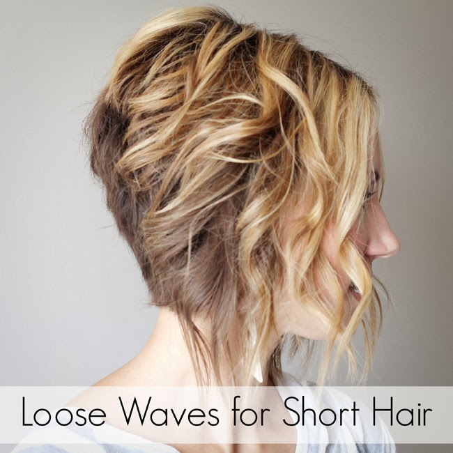 Fashion Tutorial Loose Curls For Short Hair Tutorial