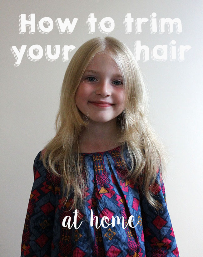HOW TO TRIM YOUR HAIR AT HOME TUTORIAL ║today my way║