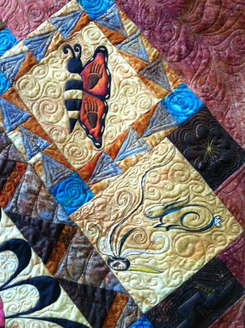 Hopi+Quilt Inspired by Fabric: ''Tavupo,'' the Hopi Opportunity Quilt