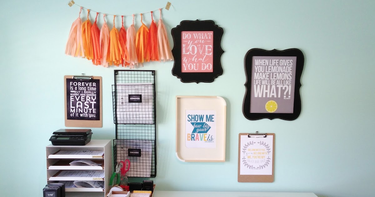 designs by nicolina STUDIO OFFICE TOUR /// SHIPPING STATION