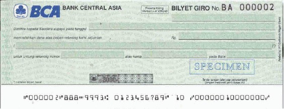 Cak Ozil Bilyet Giro