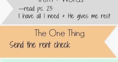 A Different To-Do List