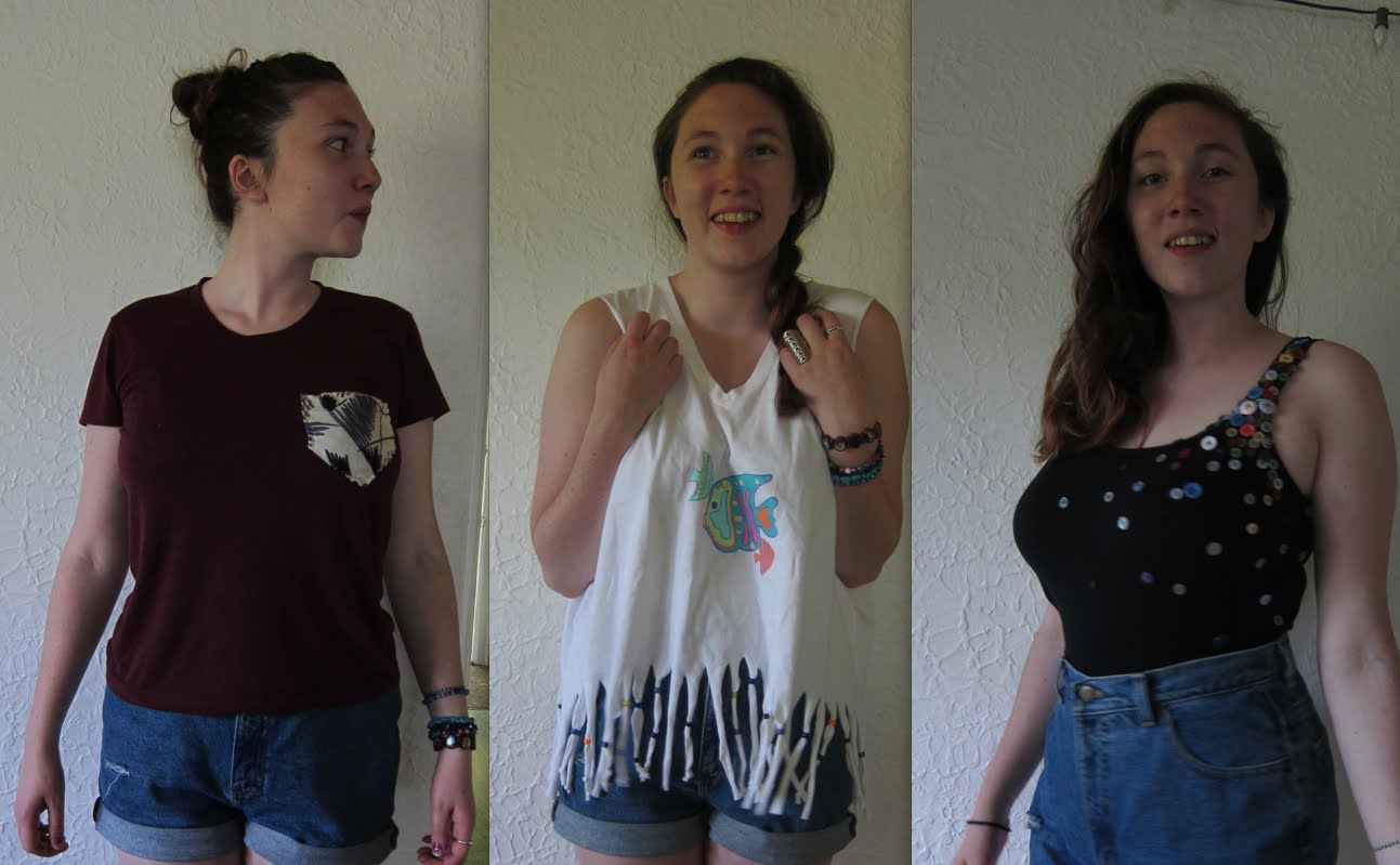 The Queen of The Guttersnipes DIY 3 Ways to Jazz up a Tshirt