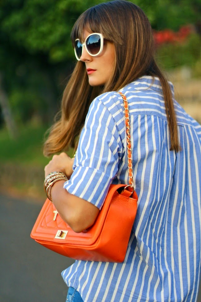 Marilyn's Closet FASHION BLOG Orange Bag