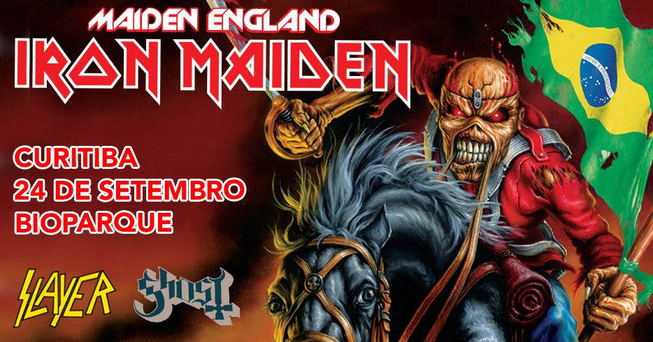 CURITIBA 2013: Preços dos ingressos - IRON MAIDEN BRASIL