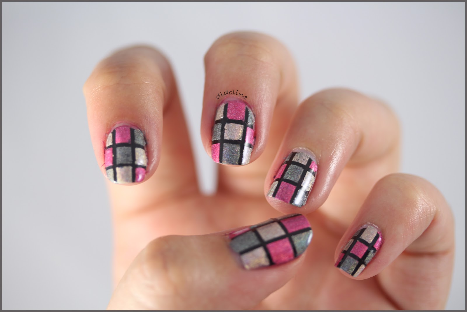 1. Mosaic Nail Tips Design Ideas - wide 7