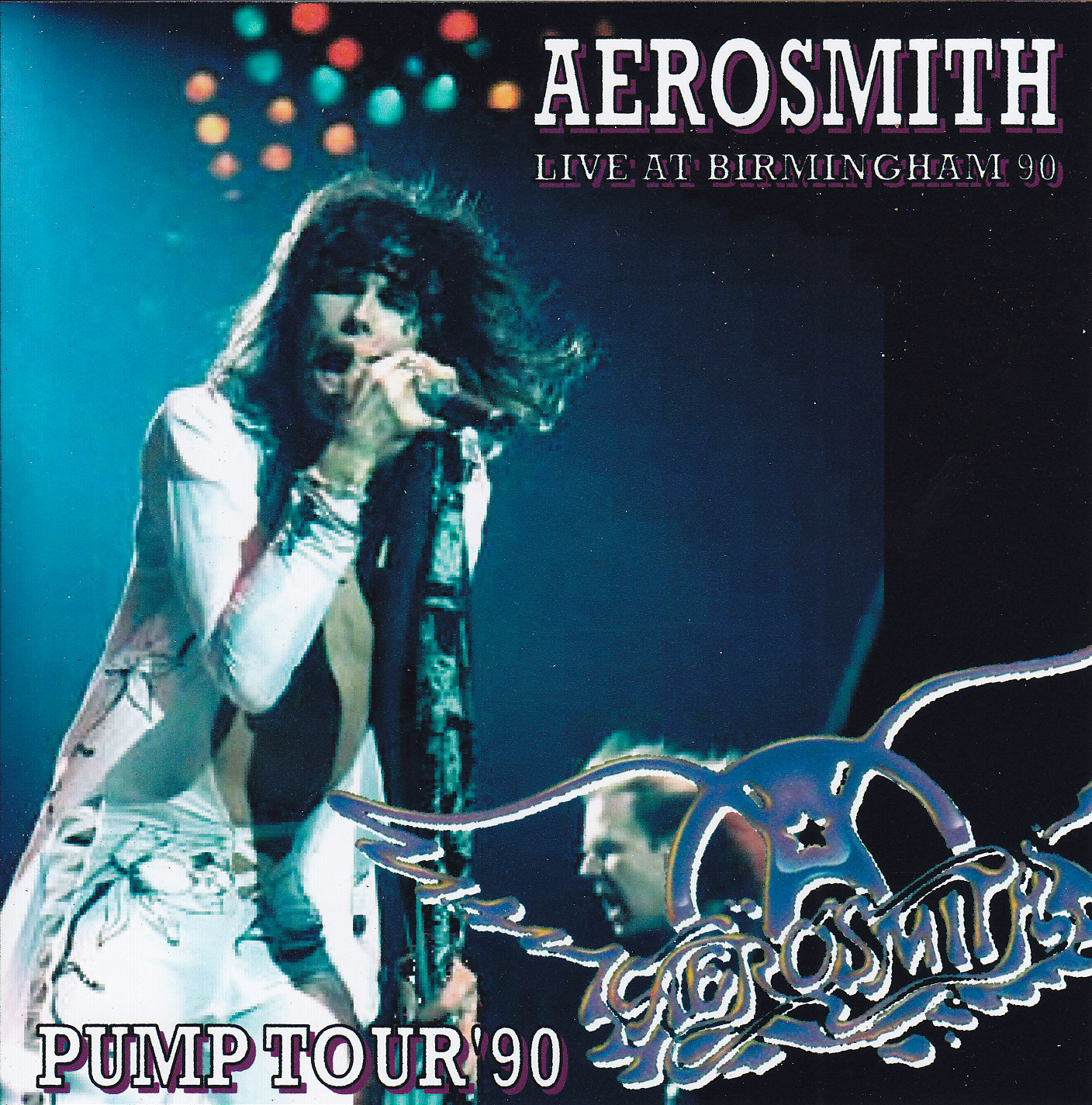 AEROSMITH BOOTLEGS COVER ARTS LIVE AT BIRMINGHAM' 90